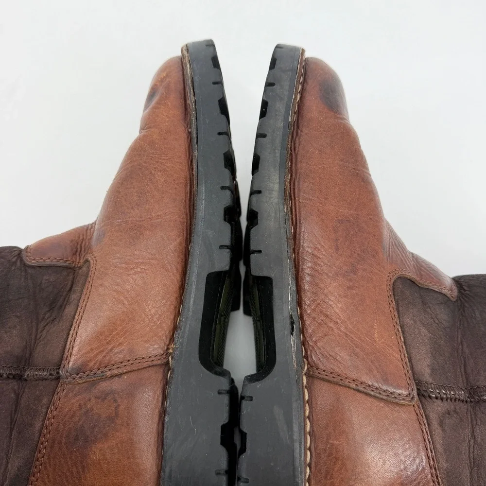 UGG Australia 5143 Mens Brown Leather Shearling Lined Winter Boots Size 11